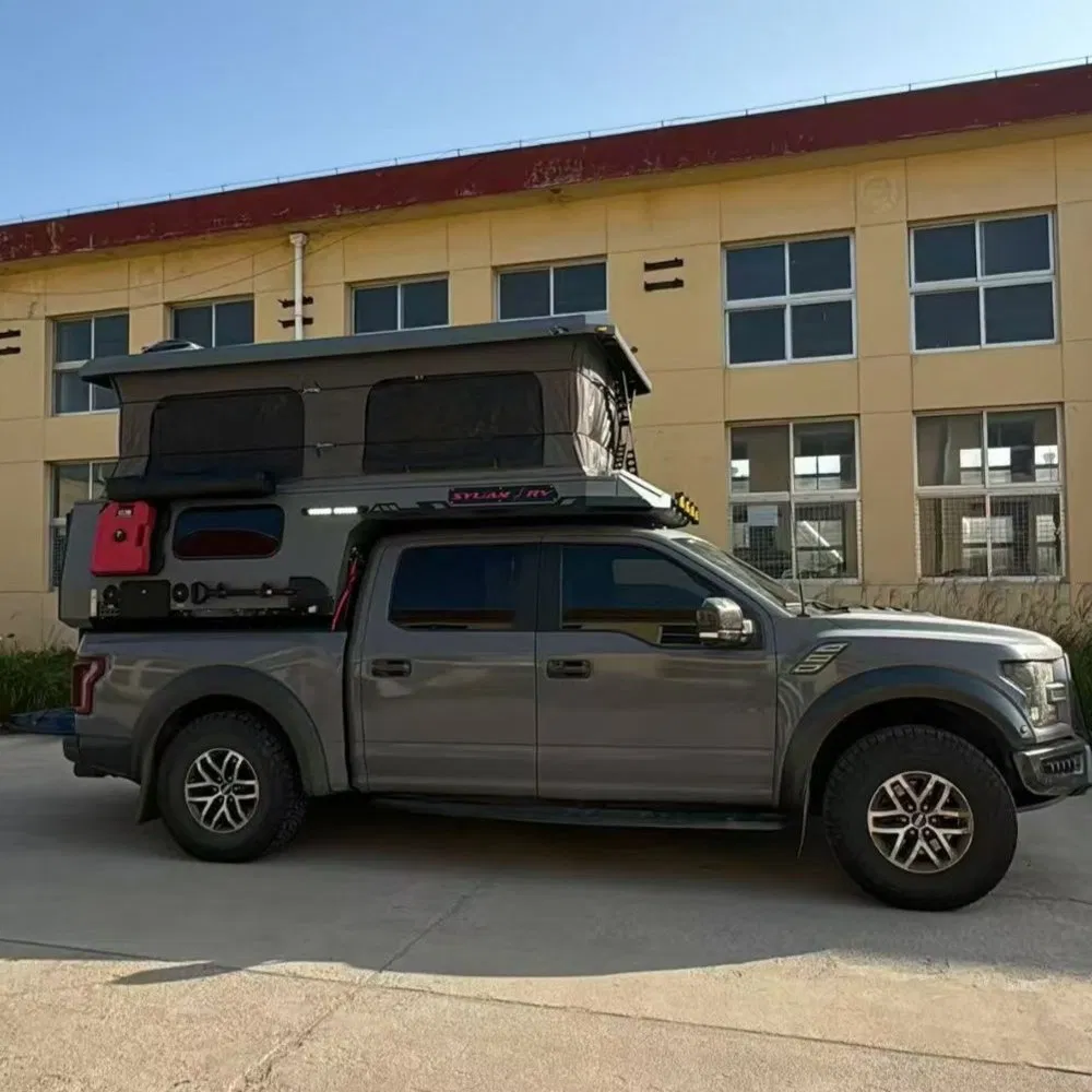 Gocheers Expedition Hard Side Pop up Trailer Expedition 4X4 off Road Truck Camper RV Camper Motorhome Sale with Kitchen