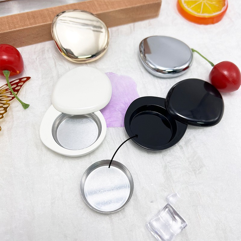 Factory Price Zinc Alloy Silver Sliding Metal Box Magnetic Solid Perfume Container