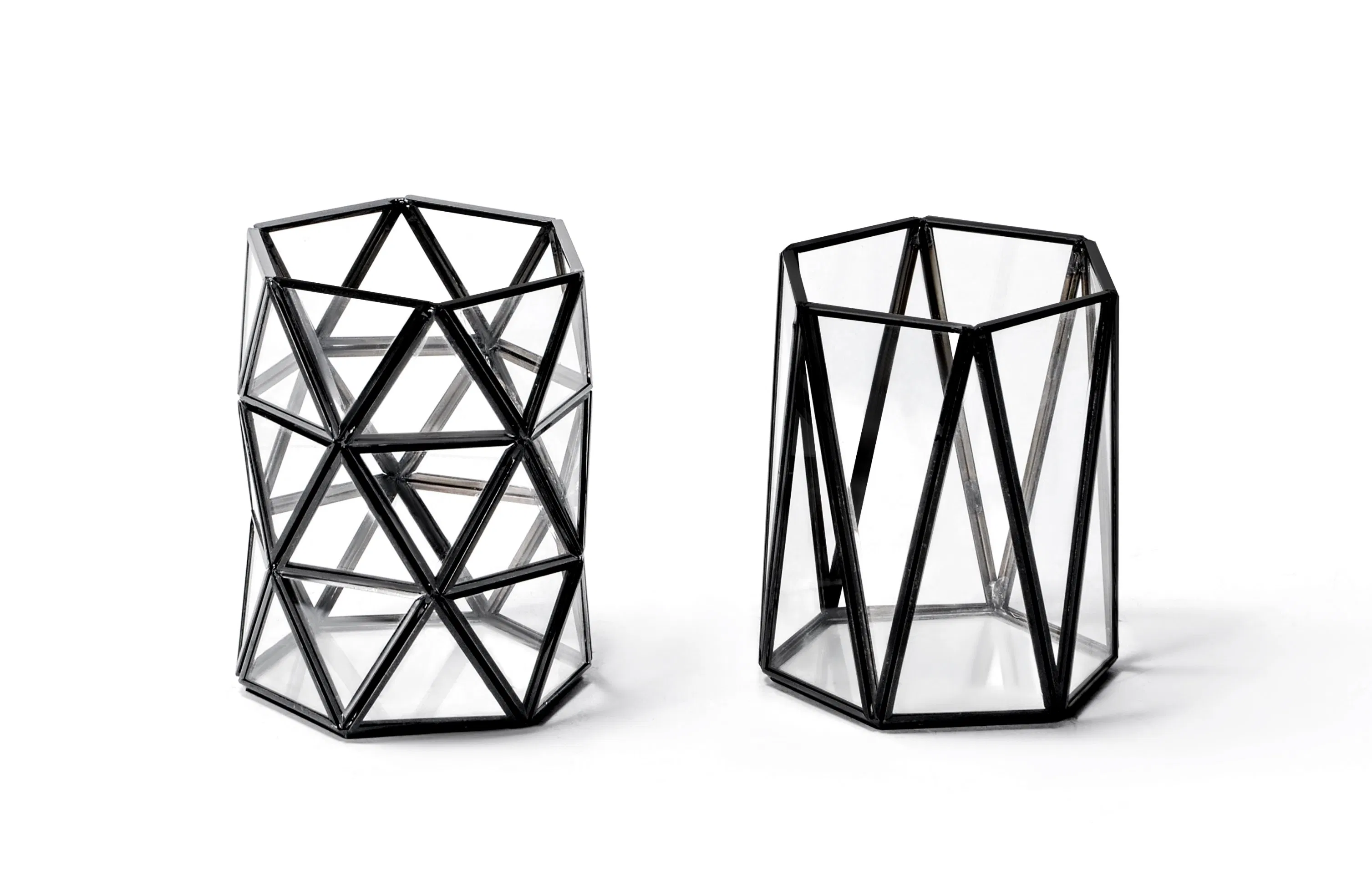 OEM All Types Handmade Geometric Glass Terrarium