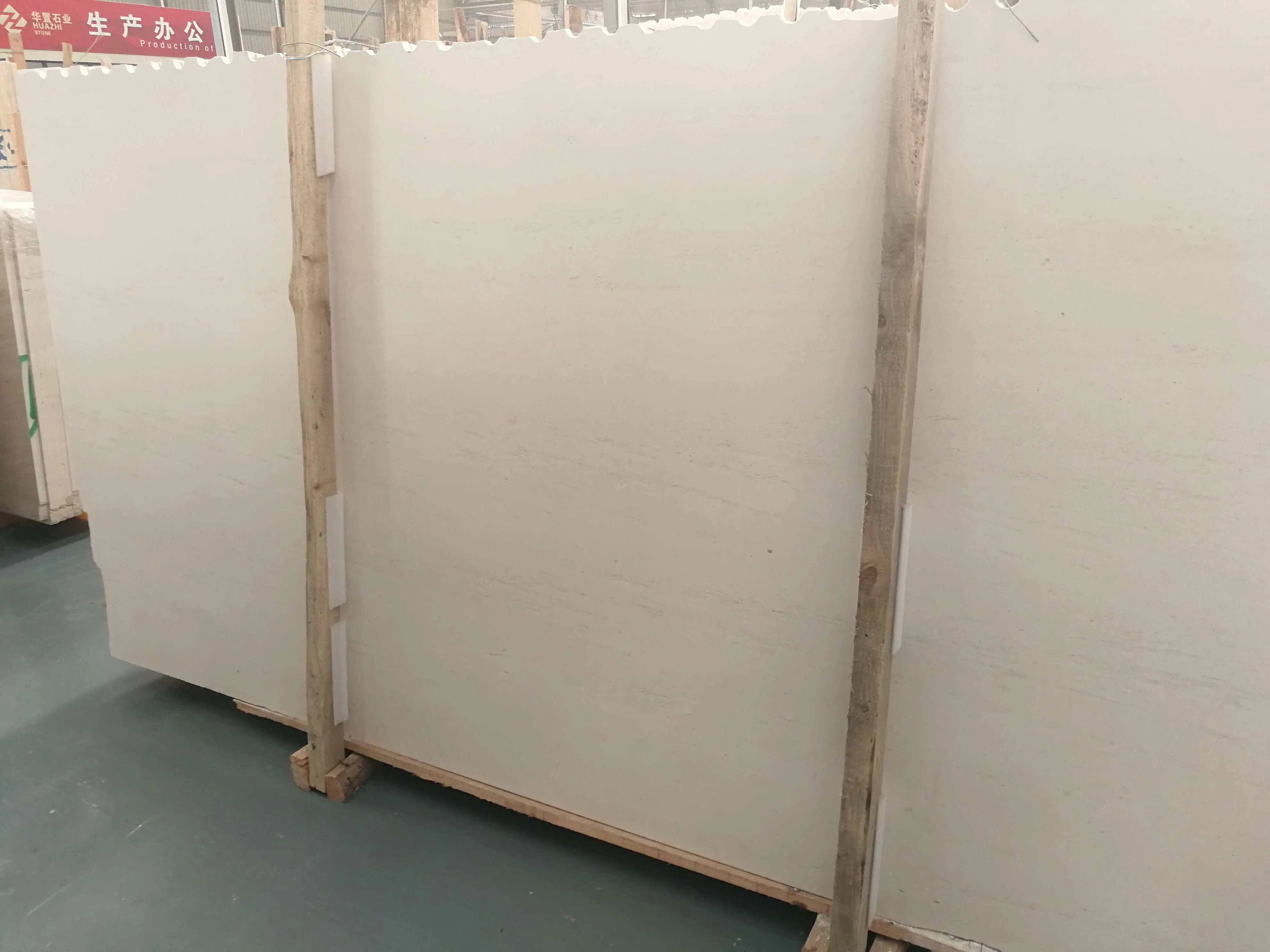 Natural Marble Moca Cream Limestone Tile for Exterior Stone Cornice Floor/Wall Facade/Panel