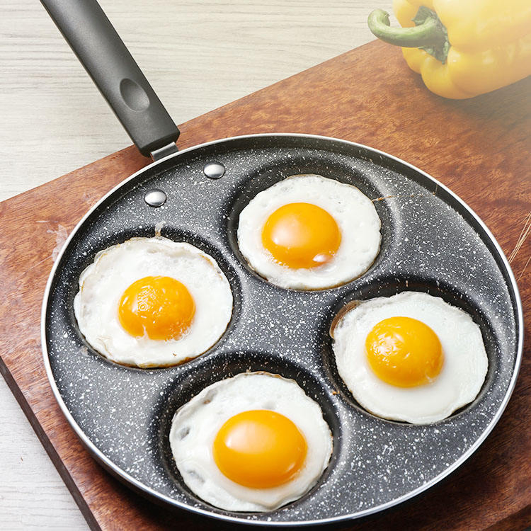 High Quality Four-Hole Fried Egg Aluminum Pan Wholesale Low Price Metal Material