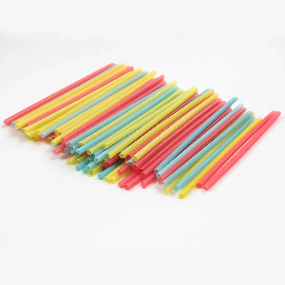 Disposable Plastic Tableware PP Plastic Straw Customized Color and Size for Drink