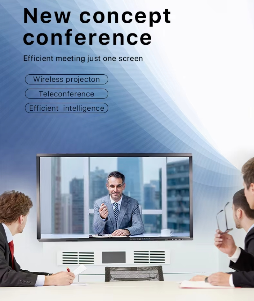 LED Interactive Flat Panel Creative Touch Screen for School Conference and Teach Interactive Whiteboard