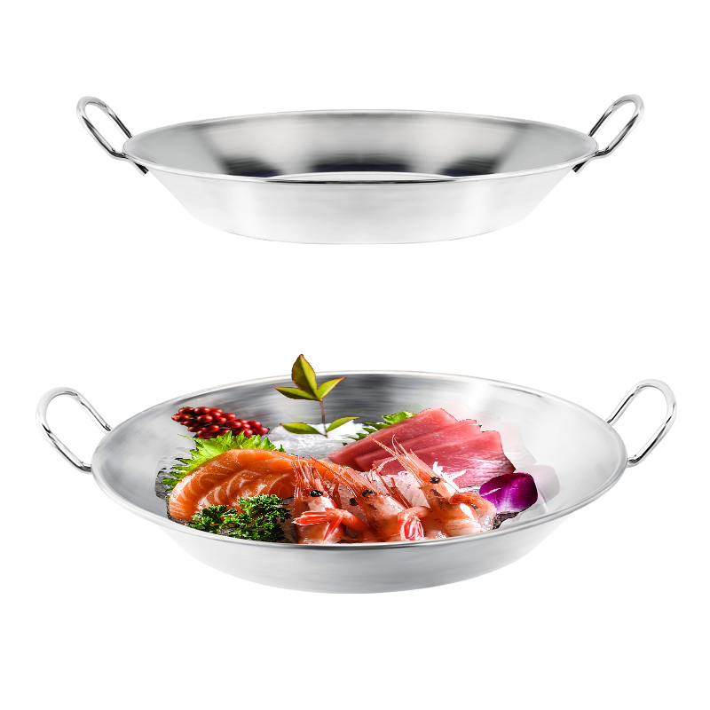 Сковорода паэлья стальная двухручная Daosheng