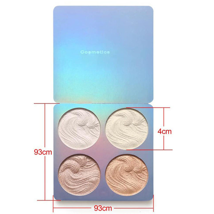 Highlighter Waterproof Long Lasting Brilliant Lighten Skin Color Face Contour Powder
