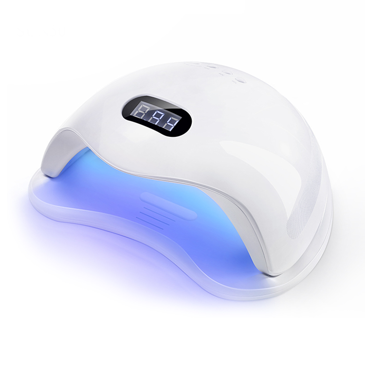 Wholesale Dual Light 48W UV LED Gel Nail Dryer Lamp with 4 Timer Setting for Manicure