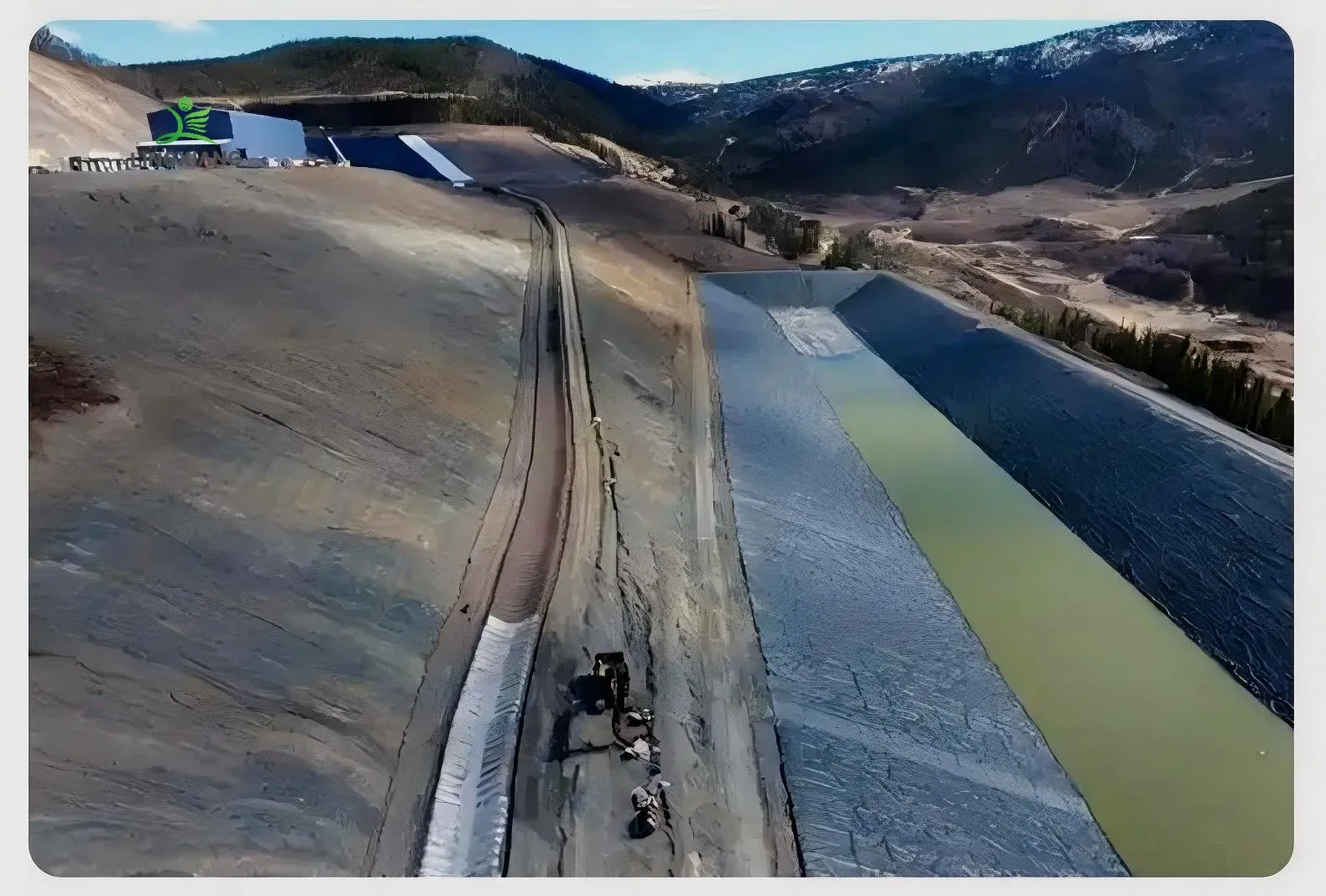 Water Ditch, High Strength Cement Blanket, Concrete Fiber Blanket, Mountain Slope Protection, Solidifying