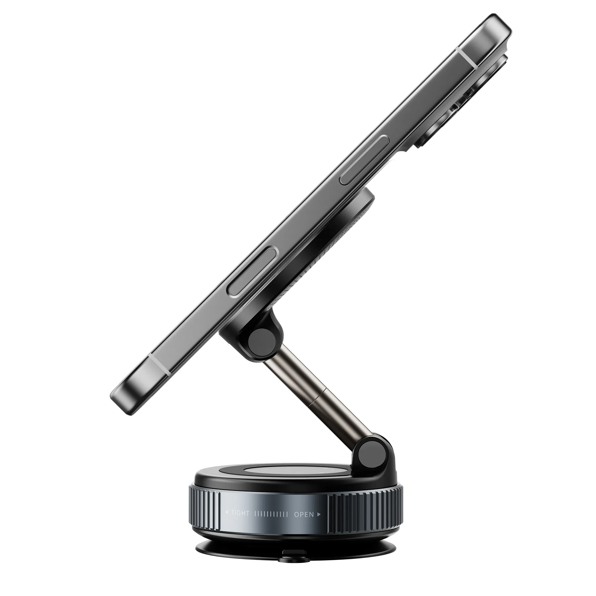 Магнитный держатель для телефона с вакуумной присоской 360°