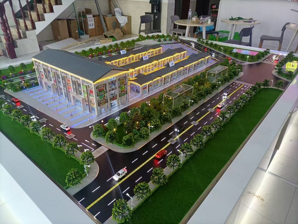 Sand Table Model Making, Modern Commercial Building Interior Model Customization