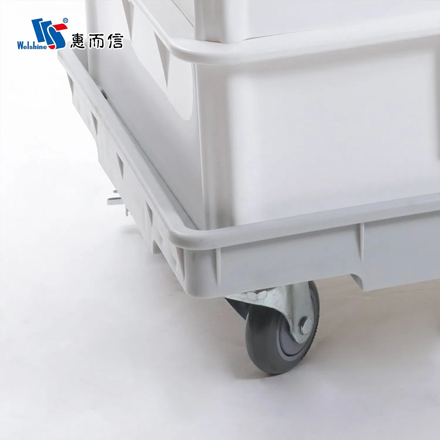 Kitchen Accessories Dough Box Food Storage Container Trolley Grocery Rolling Truck