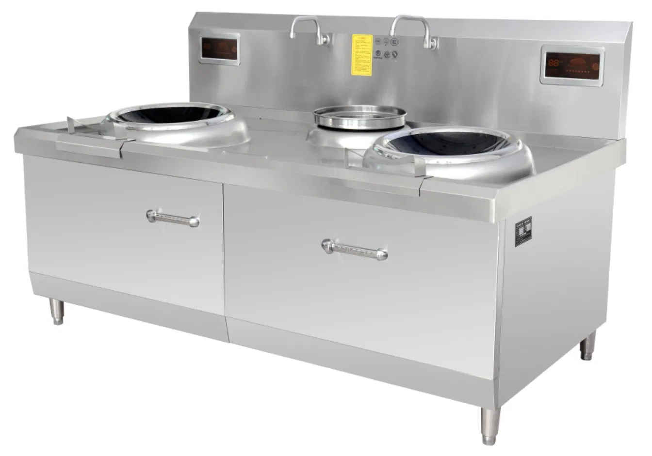 Electromagnetic One-Head One-Tailed Small Wok Furnace Commercial Induction Cooker