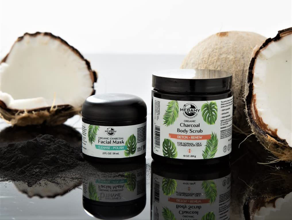Organic Activated Charcoal Body Scrub for Silky Smooth Skin