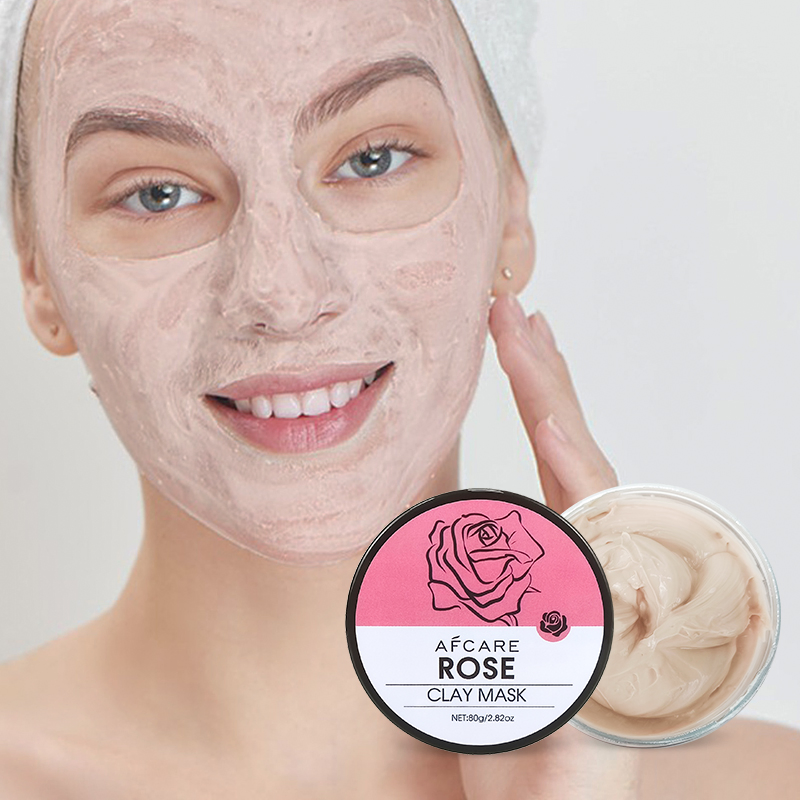ODM Face Mud Mask Paraben-Free Moisturizing Antioxidant & Kaolin & Rose Purifying Mask