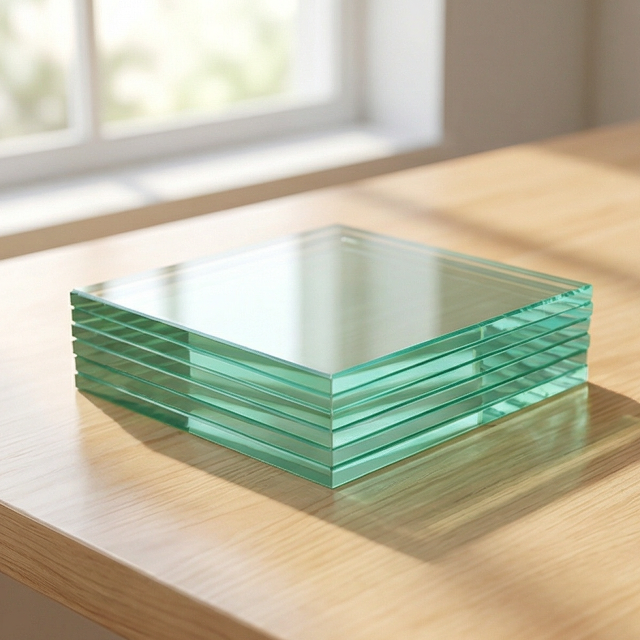 Custom 1mm 2mm 3mm 5mm 6mm Transparent Tempered Laminated Glass Sheet