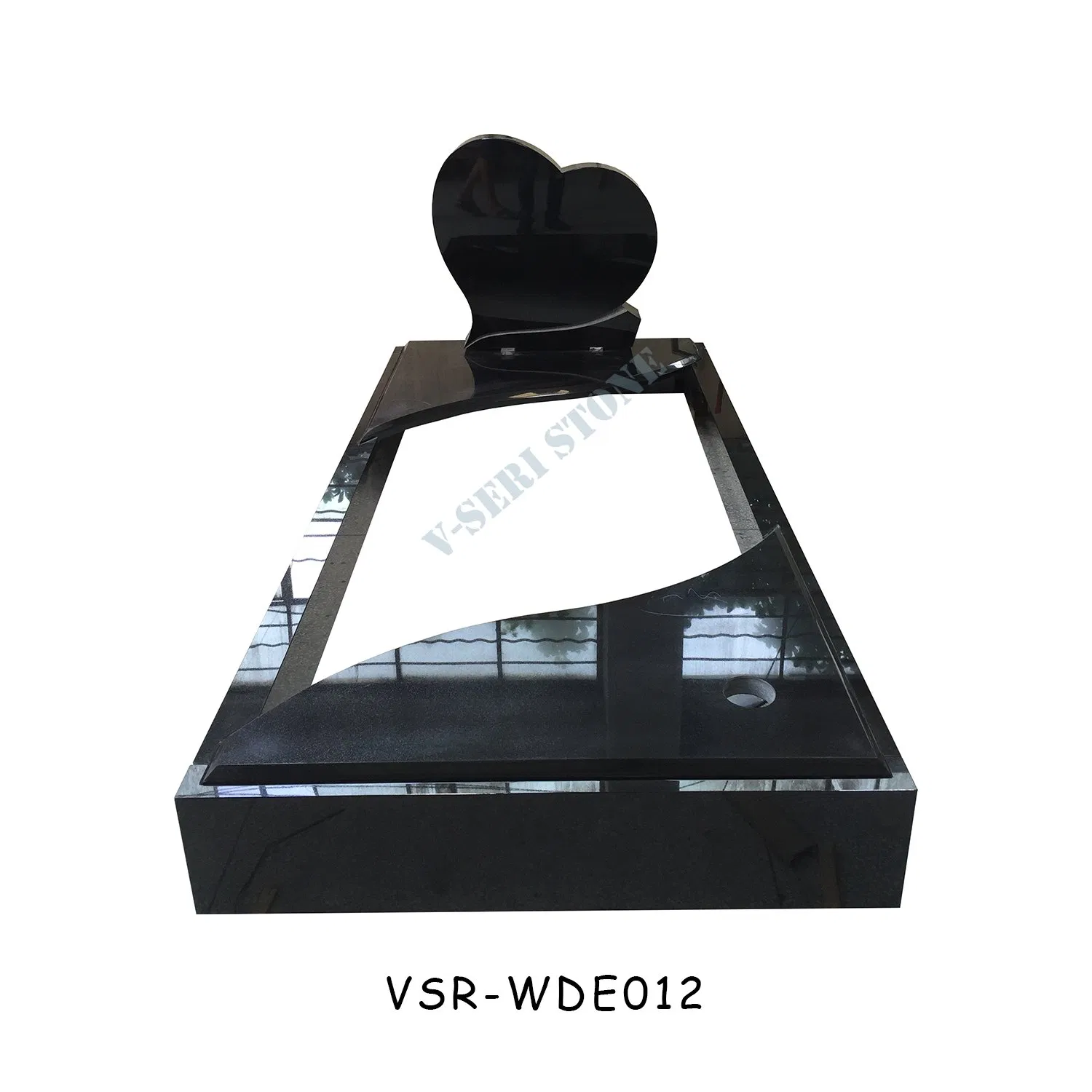Popular Customized Angel Heart Tombstone Design Headstones Monuments