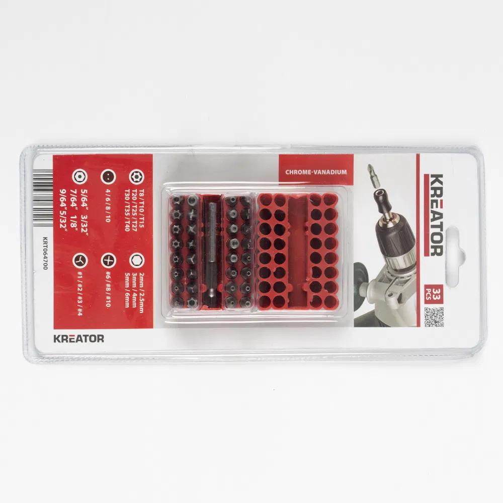 Набор бит для шуруповерта 33 предмета