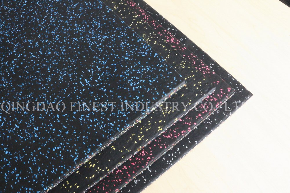 1mx1mx15mm Anti-Shock Rubber Mats Rubber Flooring Tile Gym Flooring