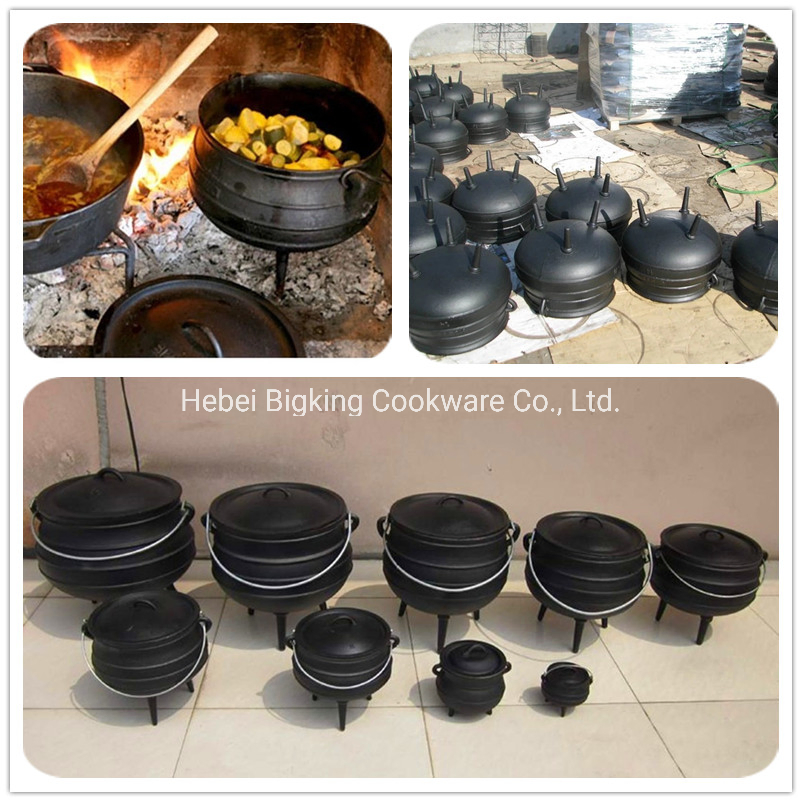South African Three Legged Pot, Pre-Seasoned Potjie with Certifications