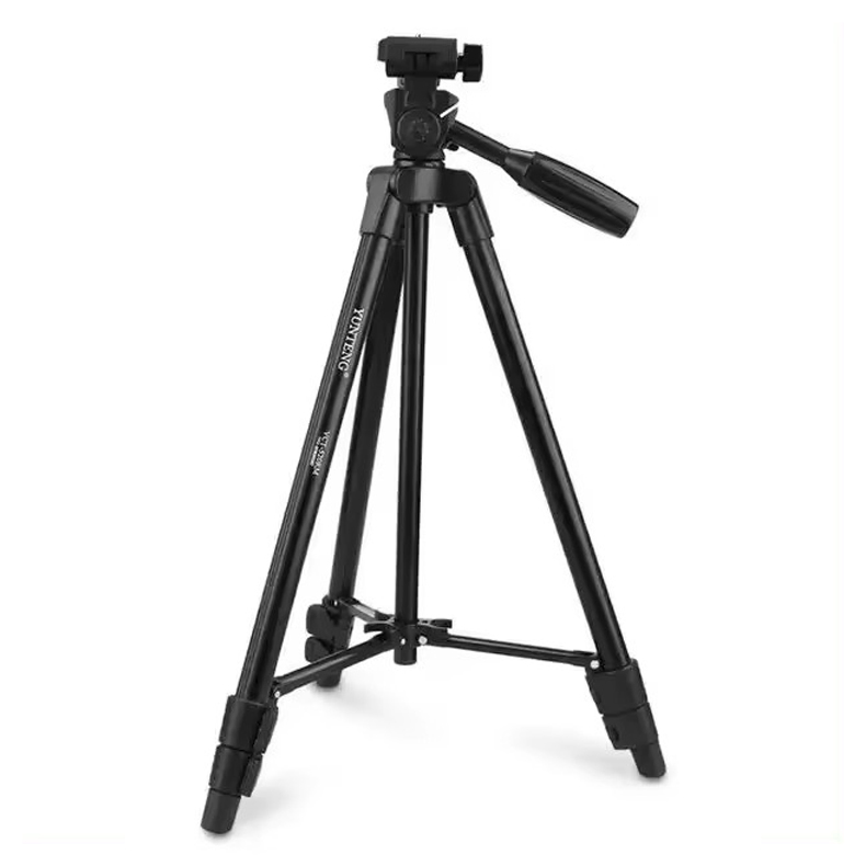 Алюминиевый штатив YUNTENG-520 для камеры и телефона, 125 см