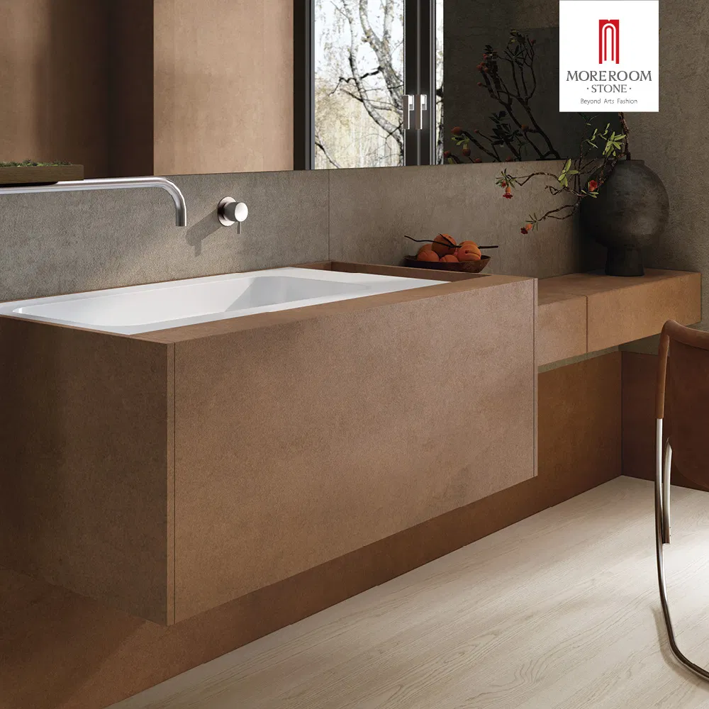 Big Size Sintered Stone Corten Marble Tiles for TV Background Wall Design