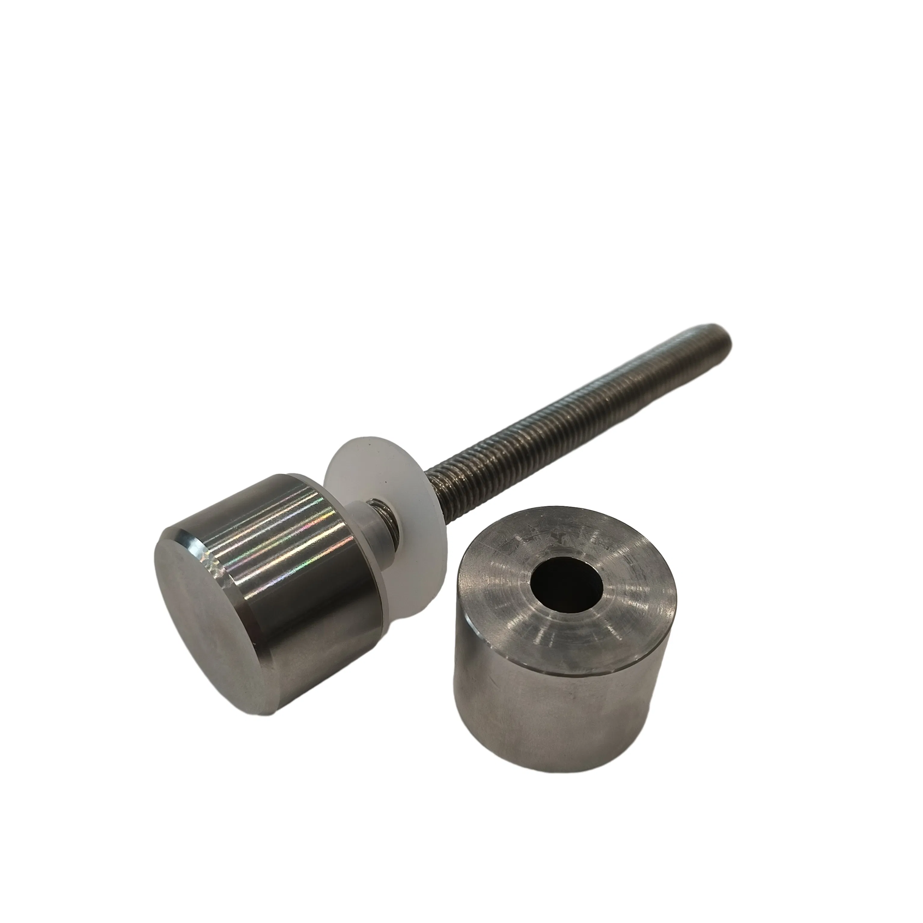 Marketing Stainless Steel Nails Stainless Steel Solid Standoff Frameless Glass Railing Brackets Wall Mounting with Screws for Stairs Balcony Glass Railing