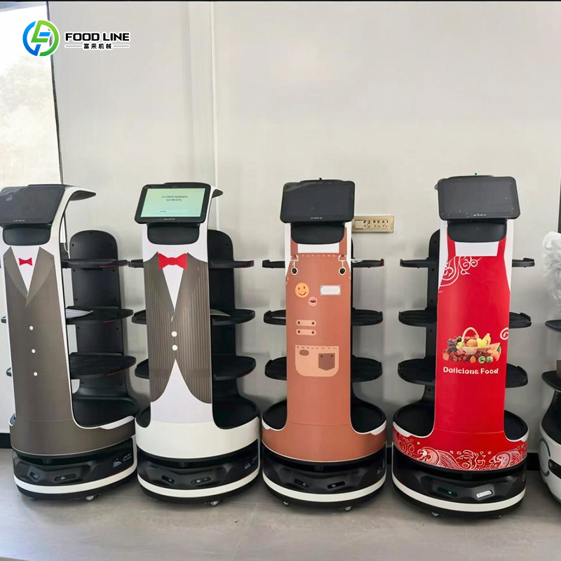 Commercial Delivery Robot Waiter Restaurant Hotel Intelligent Food Delivery Robots Smart Robots