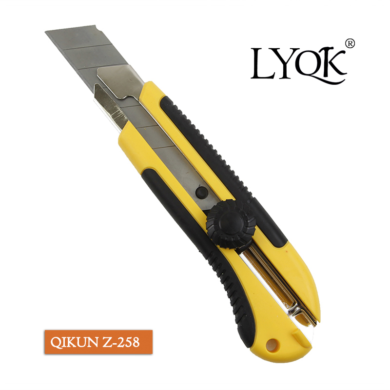 Z-S61A Utility Knife with Double Color ABS PS Grip