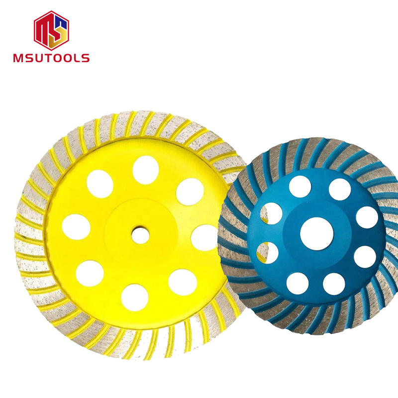 4-7inch Turbo Diamond Grinding Cup Wheel Disc for Granite Masonry Stone Ceramics Tools