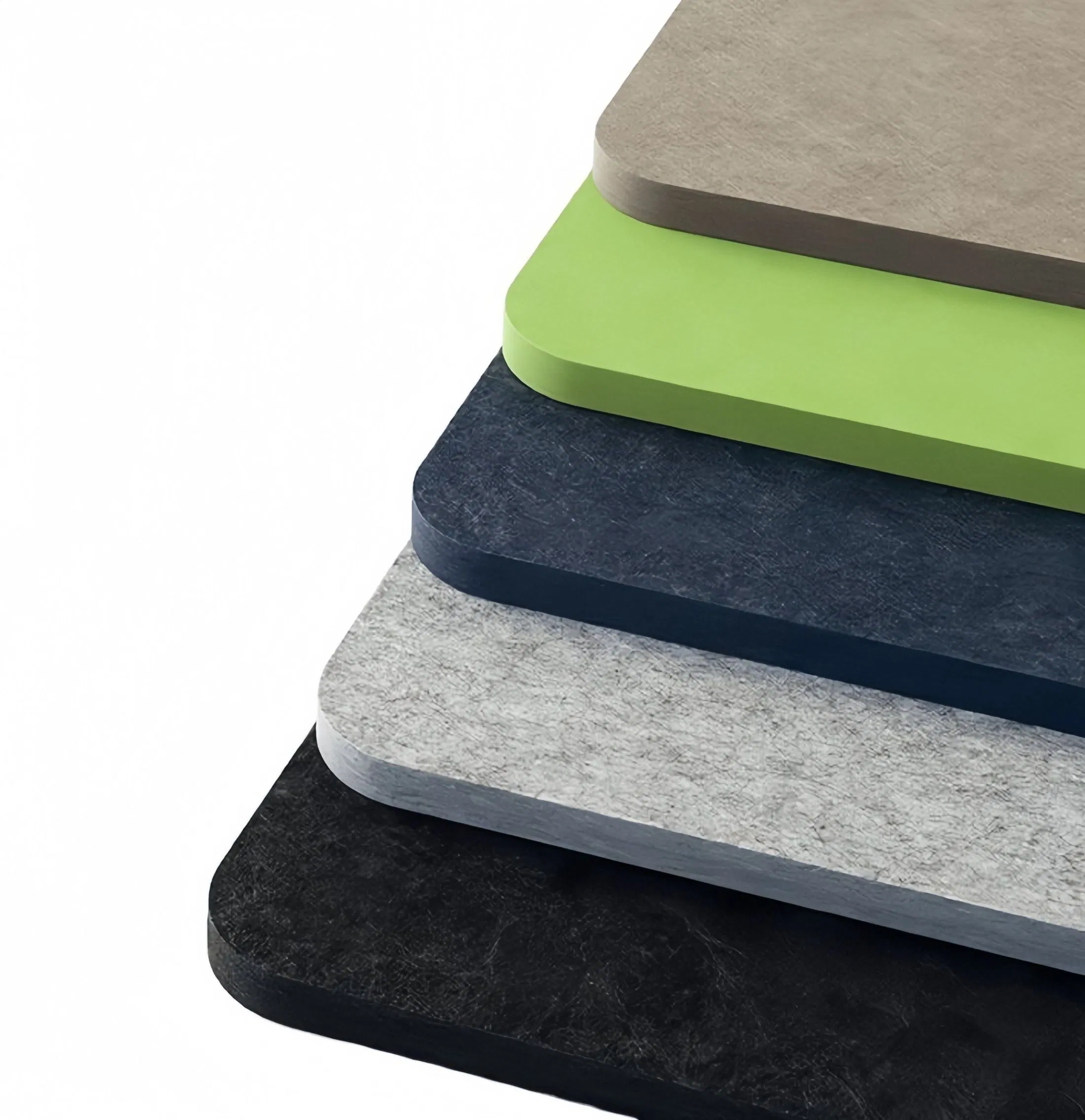 Blockchain-Verified Sustainable 12mm Pet Felt Acoustic Panel - Carbon Footprint Tracked Recycled Material with Green Building Council Certification