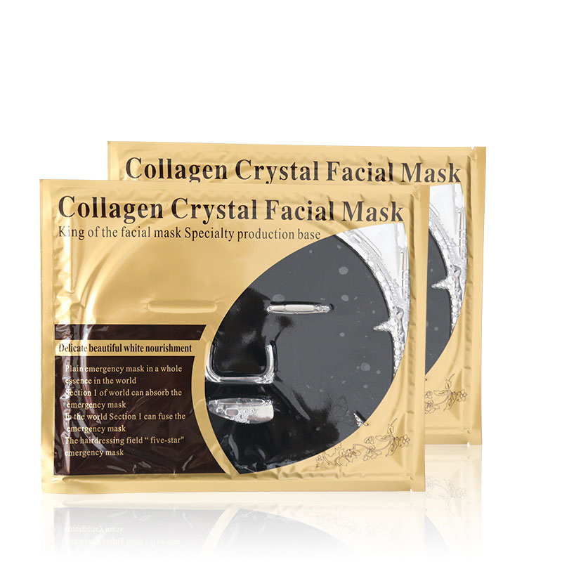 Wholesale OEM Gold/Pink/White/Black Color Natural Collagen Gel Sleeping Crystal Facial Mask