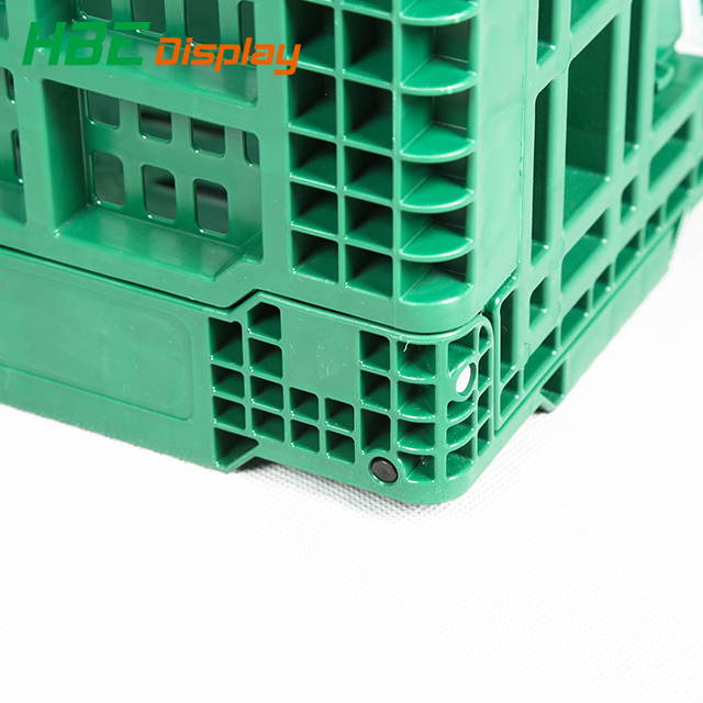 Convenience Stackable Collapsible Vegetable Fruit Foldable Storage Plastic Crate