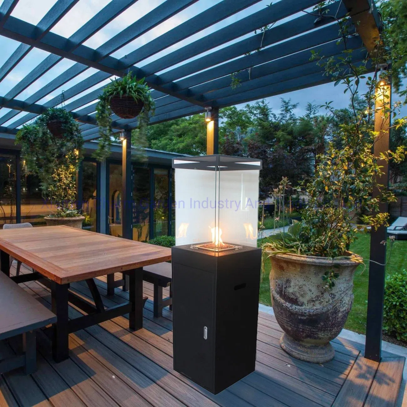 Garden Outdoor Winter Patio Heater Floor Standing Heater Gas Patio Heaters with Wheels