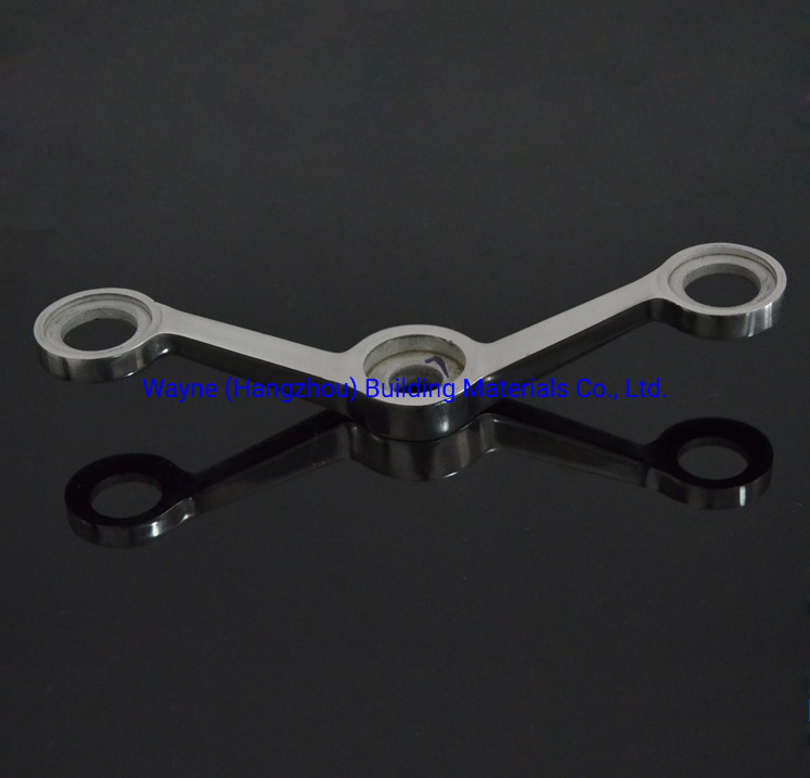 220mm Stainless Steel Glass Spider with 2 Arms 180 Degree/ Glass Fitting Hardware, Point-Fixed Curtain Wall Hardware with High Quality and Best Price