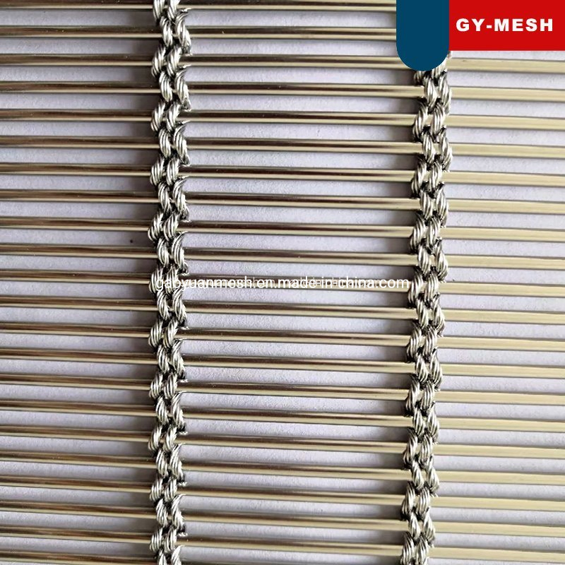 Decorative Architectural Wire Mesh/Stainless Steel Wire Mesh /Aluminium Mesh Ceiling Mesh /Wire Mesh Curtain Decorationmetal Coil Drapery Fireplace