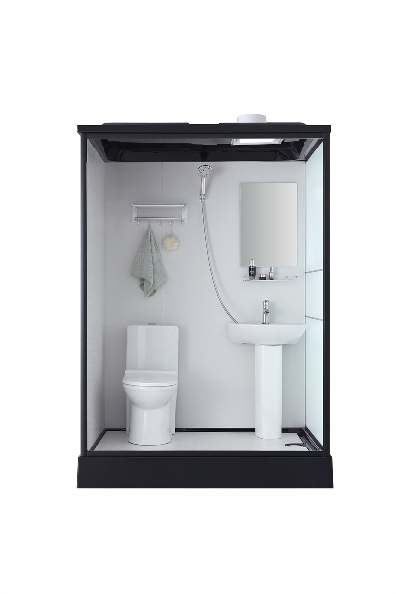 Mobile Cabin Toilet Shower Enclosure with Washing Basin for Outdoor