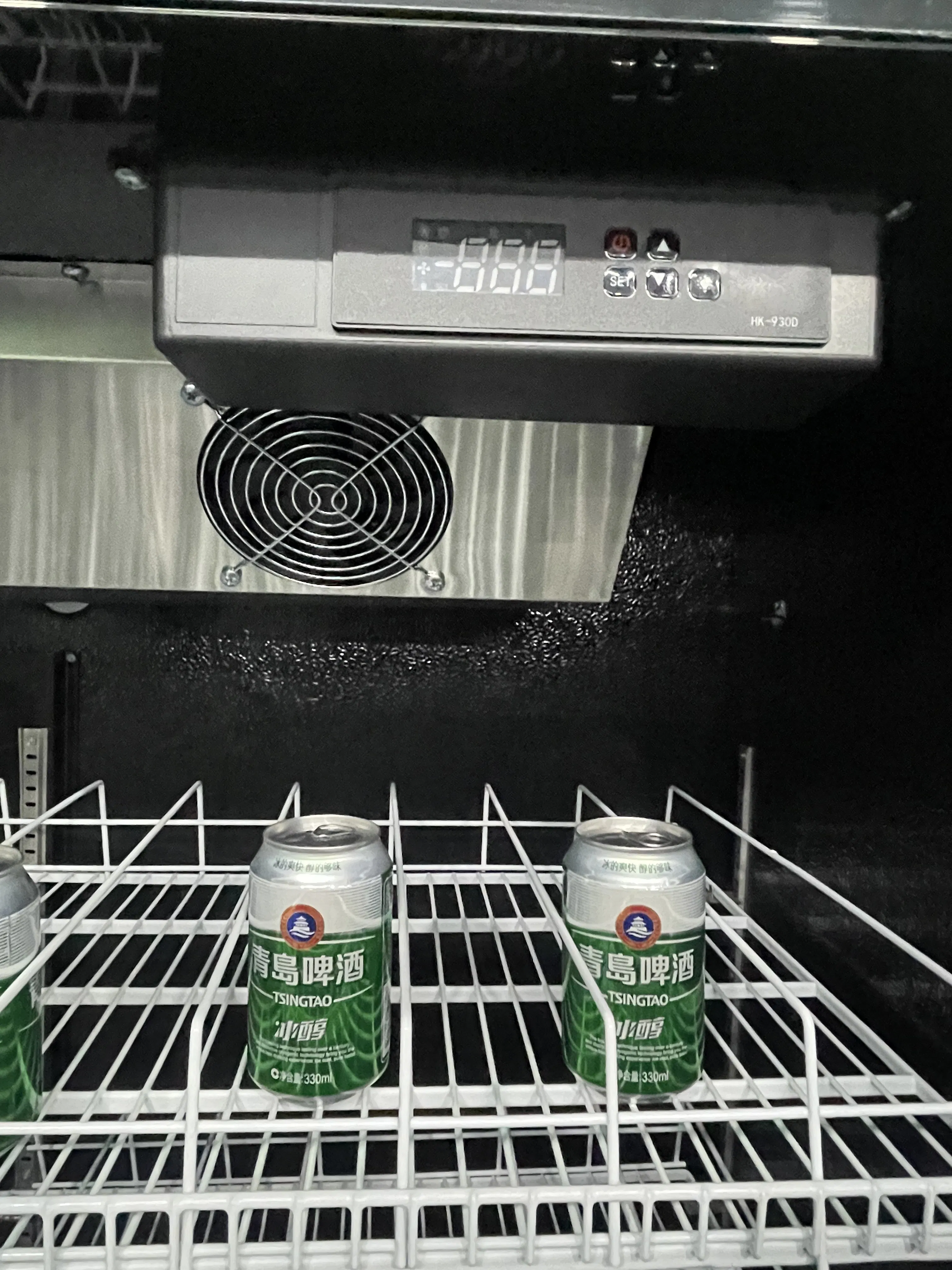 Stylish Beverage Display Cooler for Juice, Soda, and Beer Storage Freezer