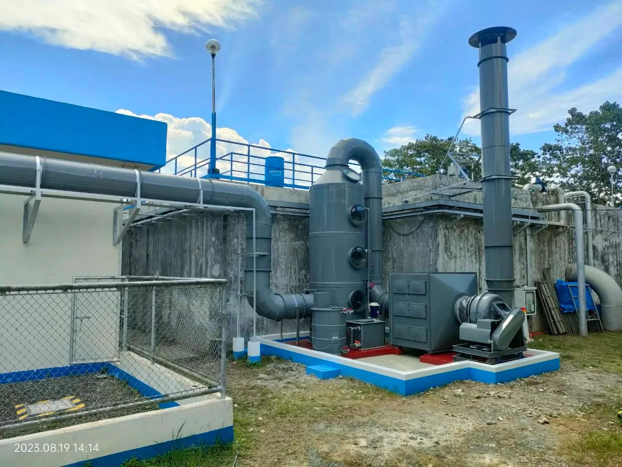 Acid Gas Removal Wet Scrubber System for Chlorine