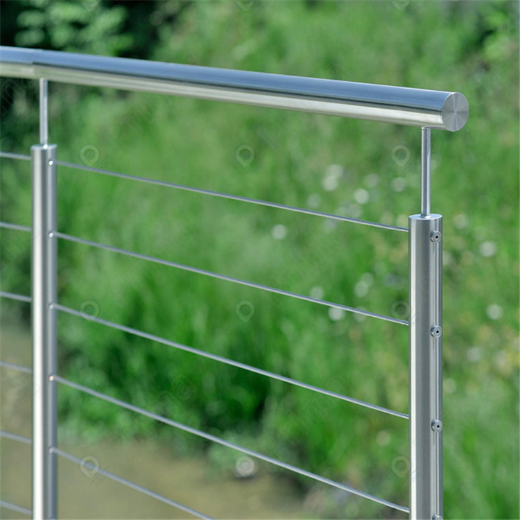 Orient Stylish Rope Railing with Modern Design Outdoor Spaces Railing