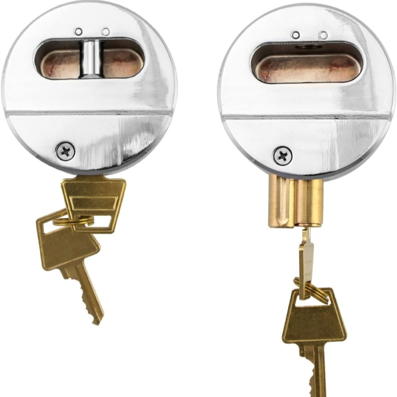 Heavy Duty Hidden Shackle Container Lock High Security Padlock Hockey Puck Locks for Shipping Container Truck Trailer