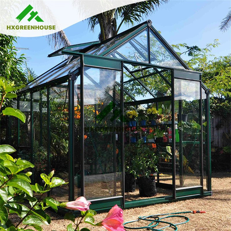 Commercial Hydroponics Sunroom Glass Greenhouse Ventilation