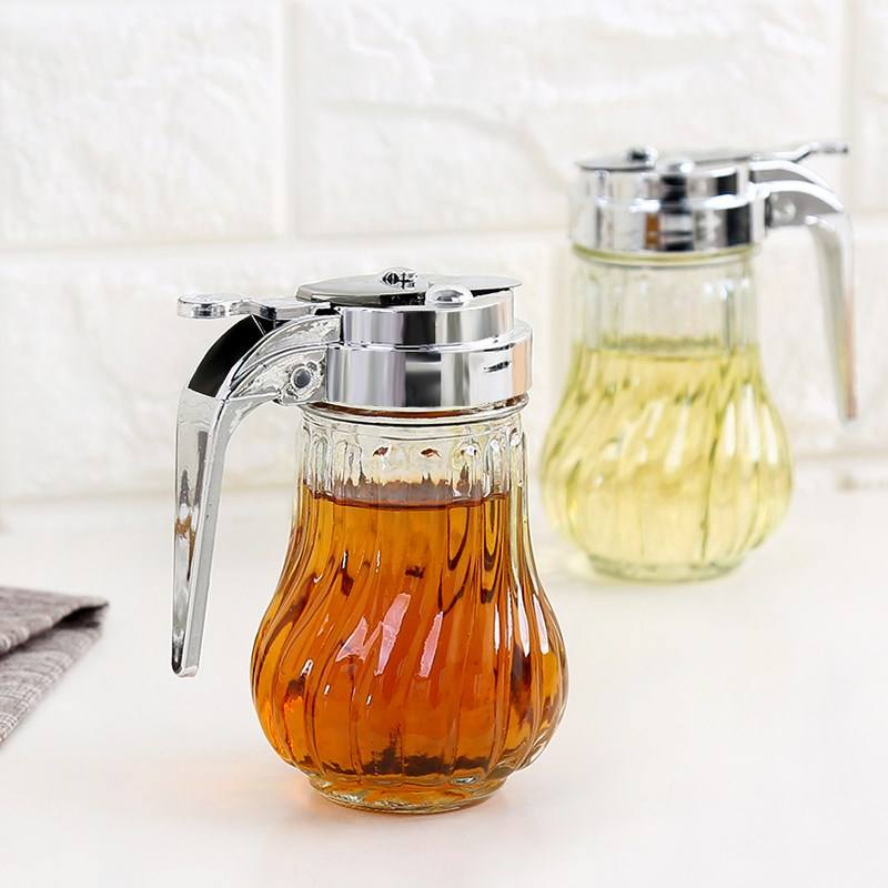 Wholesale Glass Oil Bottle Empty Oil Pot for Kitchen Home Use