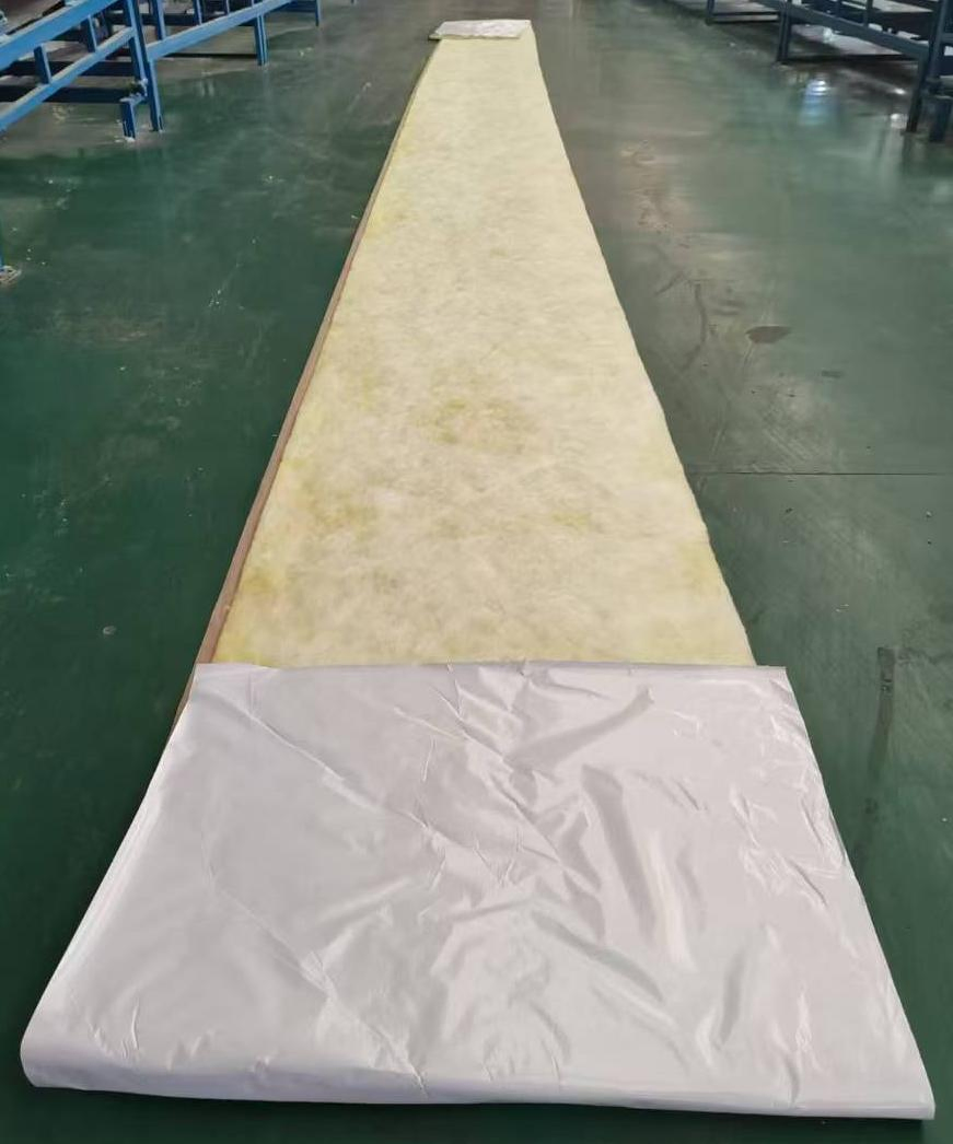 Thermal Fireproof Resistant Mineral Heat Radiator Insulation Building Material Cotton with Aluminum Foil Fiberglass Roll Glass Wool Blanket for Sound Absorption