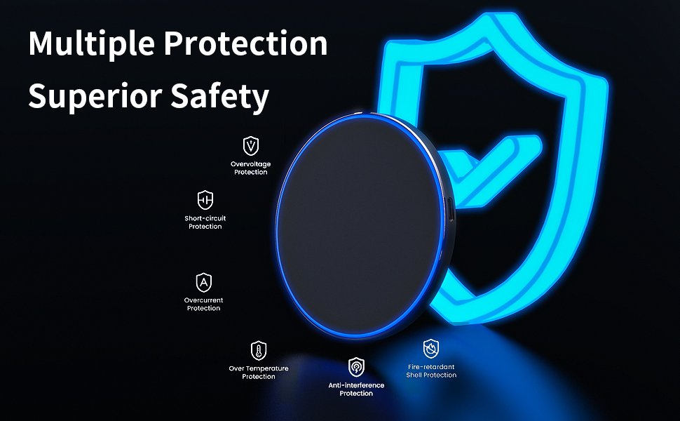 Беспроводная зарядка DH-16 15W для iPhone/Android