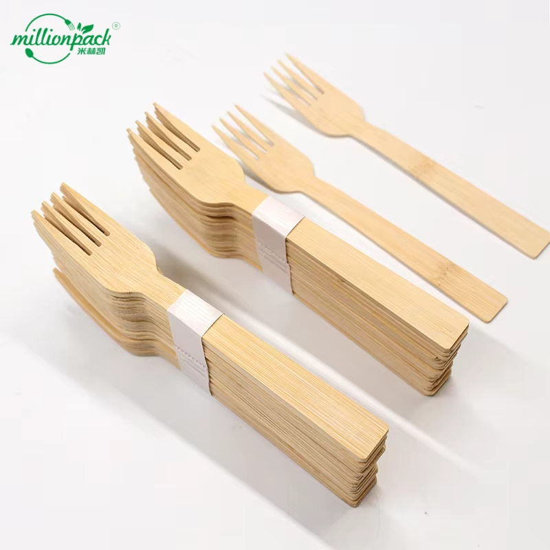 Bulk Pack Disposable Wood Forks for Wedding Banquets and Large Gatherings