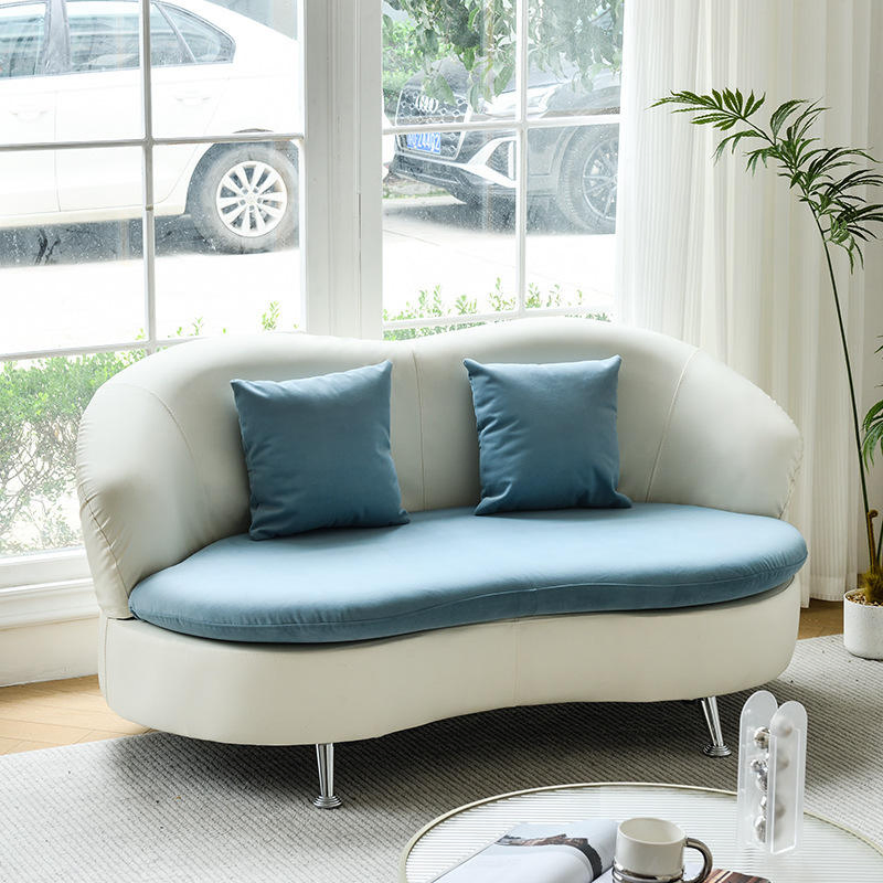 Grey Modern Couches Luxury Korean Style Waiting Hotel Furniture Italian Set