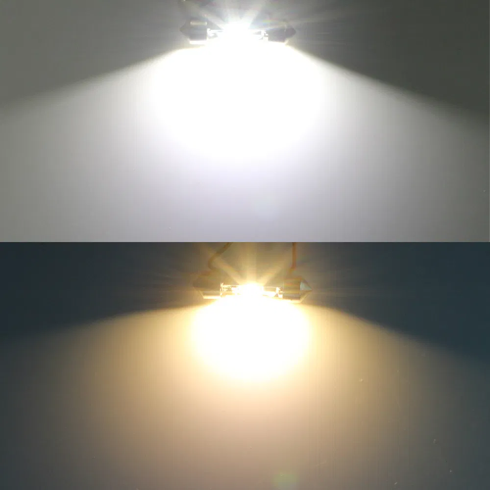 Двухцветная светодиодная лампа Festoon 41мм для салона авто