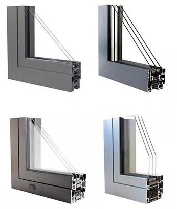 China Factory Aluminium Alloy Building Doors Windows Custom Aluminum Profile