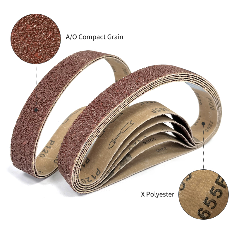 Шлифовальная лента P400 50x2540 мм, абразивная