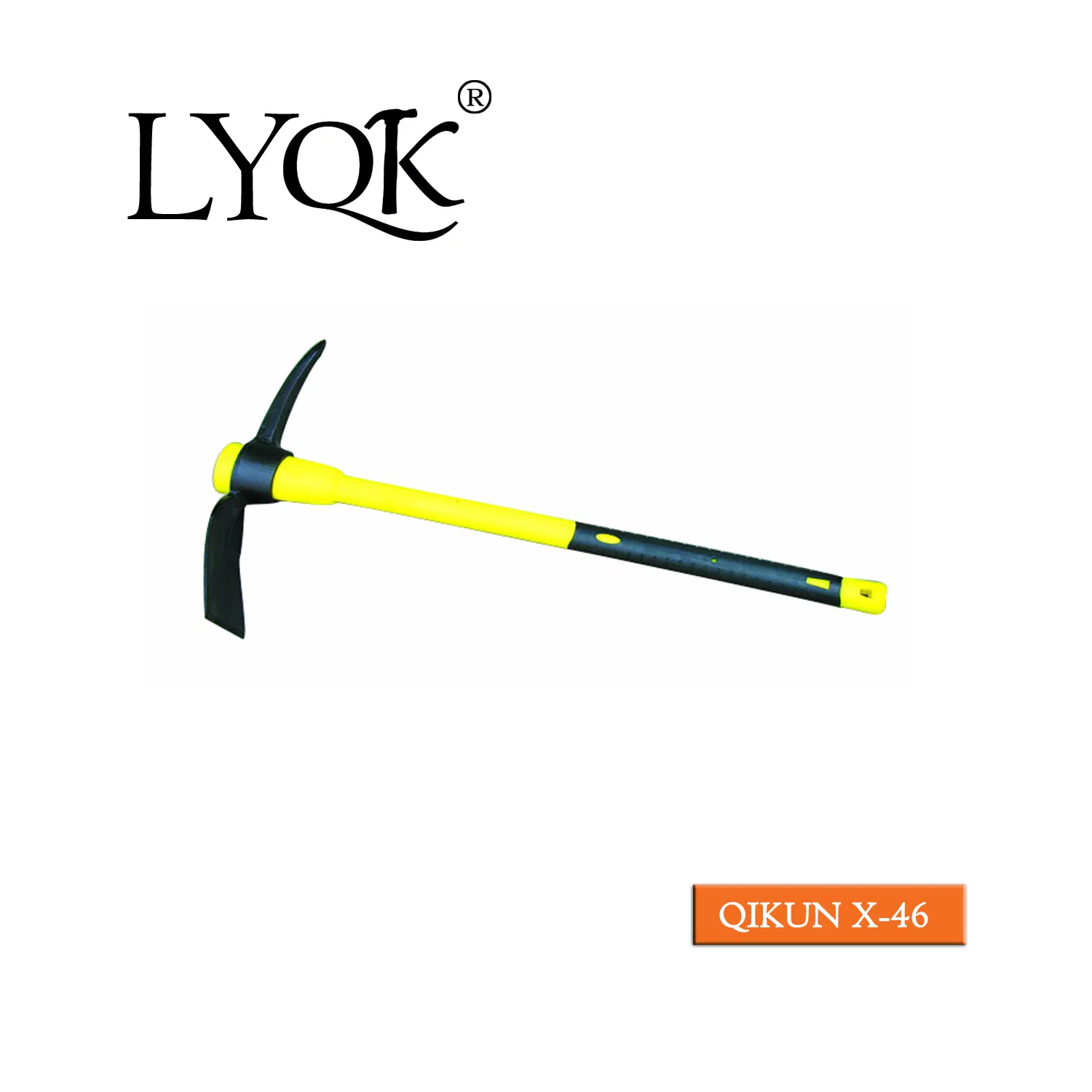 X-46 High Quality Rail Steel 65mn Agriculture Farm Garden Hardware Hand Tools Pick Head Mattock Pickaxe