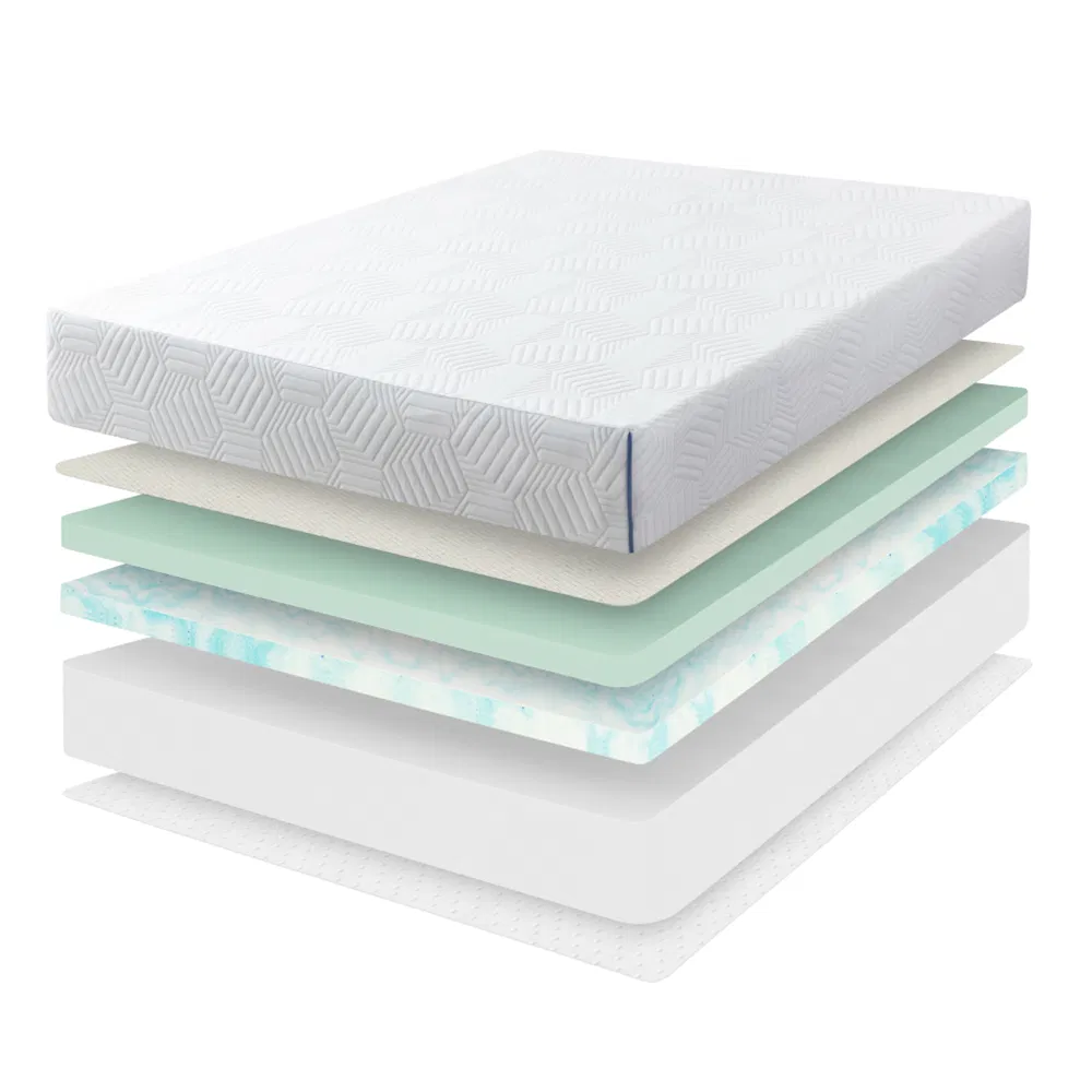 7 Zone Support King Memory Foam Mattress Rolled Vacuumed in a Box